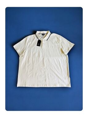 ★ NWT Ben Sherman Casual Polo Size XXL - Color Ivory ★